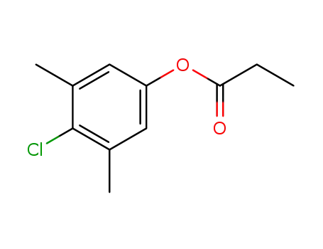 Molecular Structure of 100126-79-2 (4-chloro-3,5-dimethylphenyl propionate)