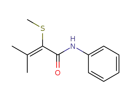 2-Butenamide, 3-methyl-2-(methylthio)-N-phenyl-