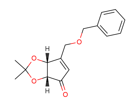 (3aR,6aR)-6-(benzyloxymethyl)-2,2-dimethyl-3aH-cyclopenta[d][1,3]dioxol-4(6aH)-one