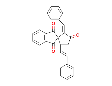 (E)-2-benzylidene-5-((E)-styryl)spiro[cyclopentane-1,2'-indene]-1',3,3'-trione
