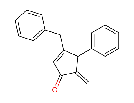 5-Methylene-4-phenyl-3-(phenylmethyl)-2-cyclopenten-1-one