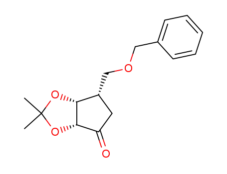 (3aR,6S,6aR)-6-Benzyloxymethyl-2,2-dimethyl-tetrahydro-cyclopenta[1,3]dioxol-4-one