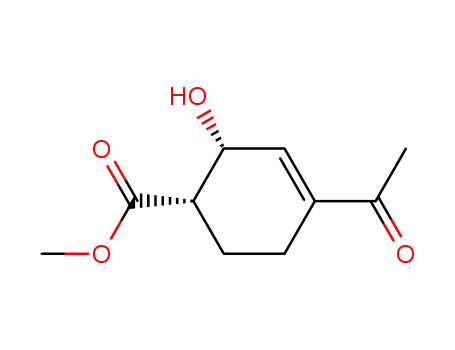 (1S,2R)-4-Acetyl-2-hydroxy-cyclohex-3-enecarboxylic acid methyl ester