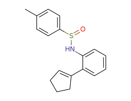 N-[2-(Cyclopent-1-en-1-yl)phenyl]-4-methylbenzene-1-sulfinamide