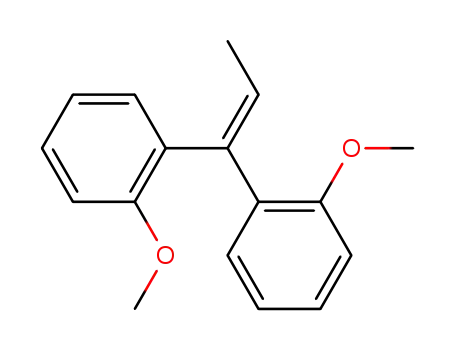 1,1-bis(o-methoxyphenyl)propene