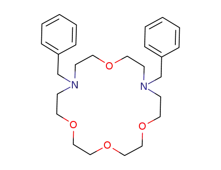 Molecular Structure of 105399-96-0 (1,4,7,13-Tetraoxa-10,16-diazacyclooctadecane,
10,16-bis(phenylmethyl)-)