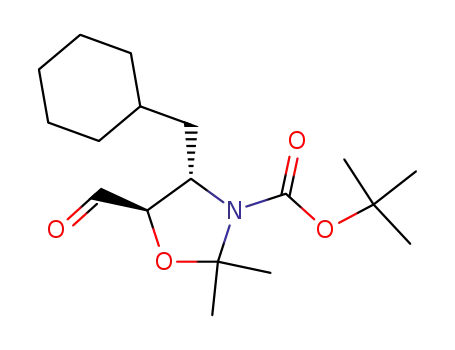 tert-butyl (4S,5R)-4-(cyclohexylmethyl)-5-formyl-2,2-dimethyl-3-oxazolidinecarboxylate