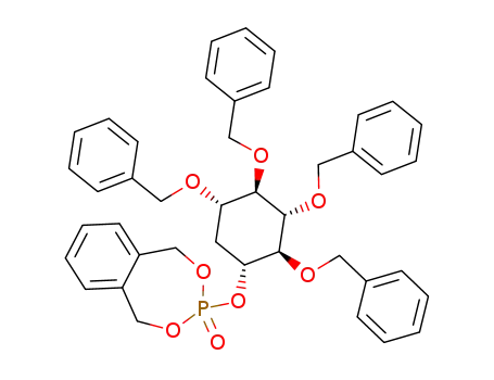3-((1R,2R,3S,4R,5S)-2,3,4,5-Tetrakis-benzyloxy-cyclohexyloxy)-1,5-dihydro-benzo[e][1,3,2]dioxaphosphepine 3-oxide