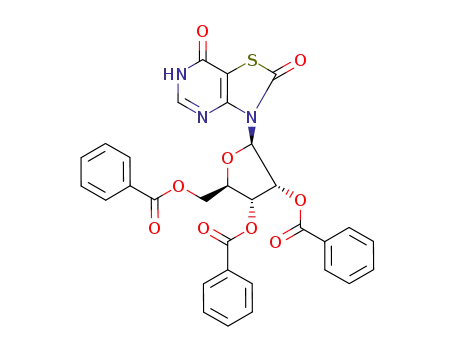 3-(2,3,5-tri-O-benzoyl-β-D-ribofuranosyl)thiazolo<4,5-d>pyrimidine-2,7(3H,6H)-dione