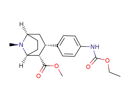3β-(4-ethoxycarboxamidophenyl)tropane-2β-carboxylic acid methyl ester