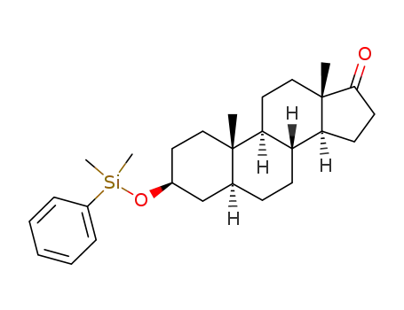 3β-(dimethylphenylsiloxy)-5α-androstan-17-one