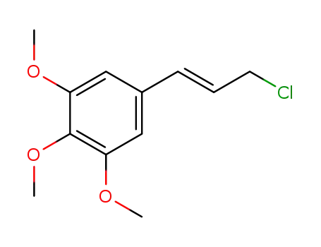 Molecular Structure of 63541-21-9 (Benzene, 5-(3-chloro-1-propenyl)-1,2,3-trimethoxy-)