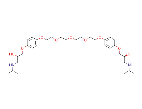 (S)-1-(4-{2-[2-(2-{2-[4-((S)-2-Hydroxy-3-isopropylamino-propoxy)-phenoxy]-ethoxy}-ethoxy)-ethoxy]-ethoxy}-phenoxy)-3-isopropylamino-propan-2-ol