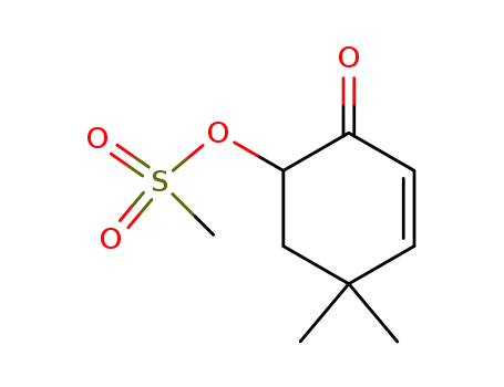 2-Cyclohexen-1-one, 4,4-dimethyl-6-[(methylsulfonyl)oxy]-