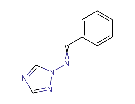 Molecular Structure of 122583-48-6 (1H-1,2,4-Triazol-1-amine, N-(phenylmethylene)-)