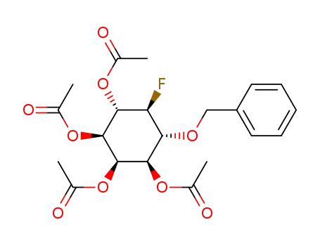 DL-1,2,3,4-Tetra-O-acetyl-6-O-benzyl-5-deoxy-5-fluoro-myo-inositol
