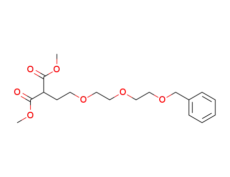 Propanedioic acid, [2-[2-[2-(phenylmethoxy)ethoxy]ethoxy]ethyl]-,
dimethyl ester