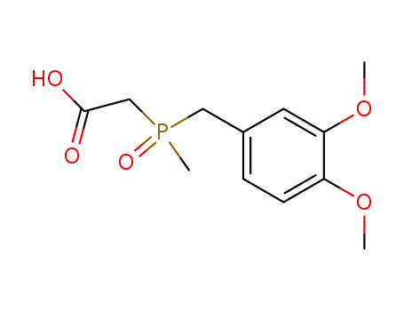 Acetic acid, [[(3,4-dimethoxyphenyl)methyl]methylphosphinyl]-
