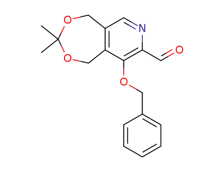 [1,3]Dioxepino[5,6-c]pyridine-8-carboxaldehyde,
1,5-dihydro-3,3-dimethyl-9-(phenylmethoxy)-