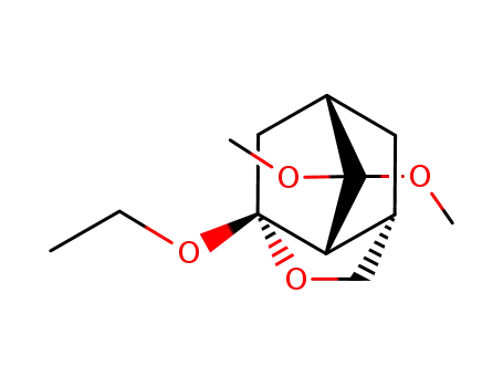 (+/-)-(1R*,4S*,6S*,8R*)-1-ethoxy-2-oxatricyclo<4.2.1.0<sup>4,8</sup>>-nonan-7-one dimethylketal
