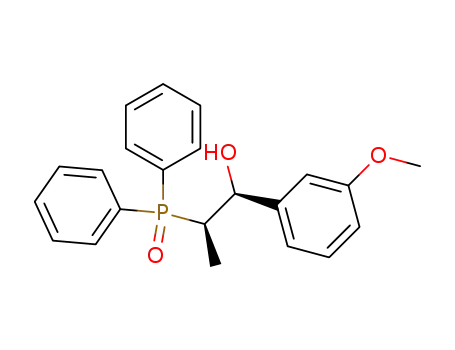 (1RS,2SR)-2-diphenylphosphinoyl-1-(3-methoxyphenyl)propan-1-ol