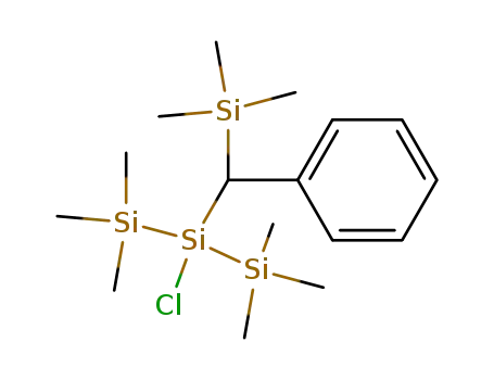 Trisilane,
2-chloro-1,1,1,3,3,3-hexamethyl-2-[phenyl(trimethylsilyl)methyl]-