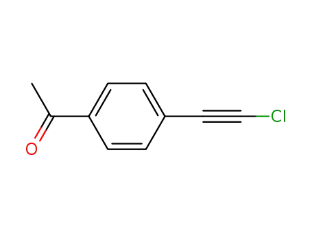 1-chloro-2-(4-acetylphenyl)ethyne