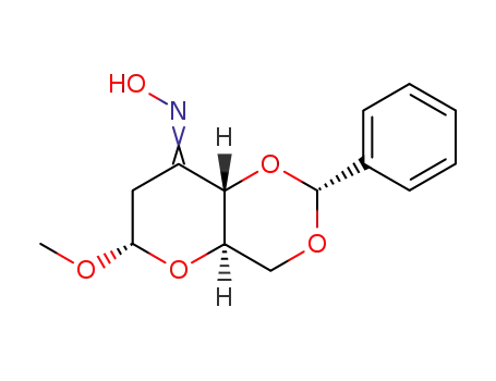 Methyl 4,6-O-Benzylidene-2-deoxy-alpha-D-erythro-hexopyranosid-3-ulose Oxime