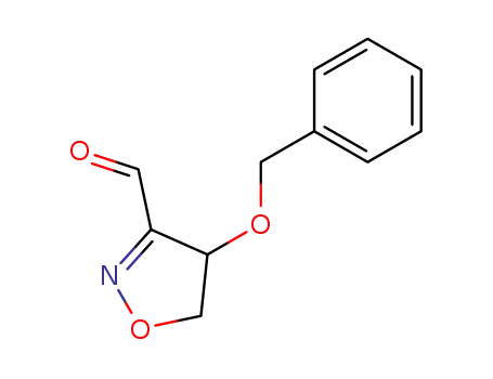 4,5-dihydro-4-(phenylmethoxy)-3-isoxazolecarboxaldehyde