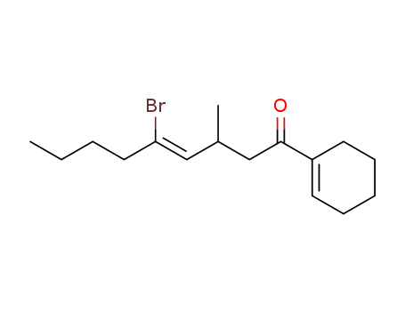 (Z)-1-(1-cyclohexenyl)-5-bromo-3-methyl-4-nonen-1-one