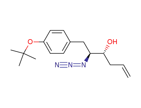 (2S,3R)-2-Azido-1-(4-tert-butoxy-phenyl)-hex-5-en-3-ol