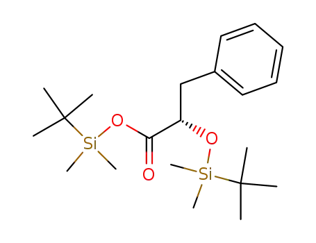 Benzenepropanoic acid, a-[[(1,1-dimethylethyl)dimethylsilyl]oxy]-,
(1,1-dimethylethyl)dimethylsilyl ester, (S)-