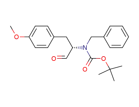 Carbamic acid, [1-formyl-2-(4-methoxyphenyl)ethyl](phenylmethyl)-,
1,1-dimethylethyl ester, (S)-