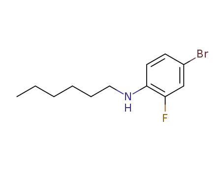 (4-bromo-2-fluorophenyl)hexylamine