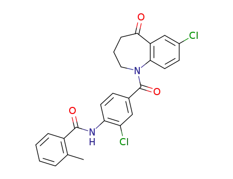 7-chloro-1-[3-chloro-4-[(2-methylbenzoyl)amino]benzoyl]-5-oxo-2,3,4,5-tetrahydro-1H-1-benzazepine