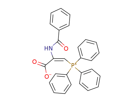 2-(benzoylamino)-3-(triphenylphosphonio)acrylate