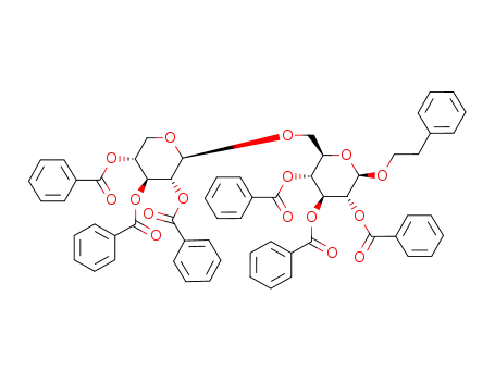 2-phenylethyl 2,3,4,2',3',4'-hexa-O-benzoyl-β-primeveroside