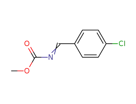 Molecular Structure of 199604-20-1 (Carbamic acid, [(4-chlorophenyl)methylene]-, methyl ester)