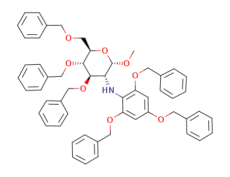 Methyl 3,4,6-tri-O-benzyl-2-(2',4',6'-tribenzyloxyphenylamino)-2-deoxy-α-D-glucopyranoside