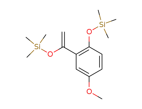 Molecular Structure of 158531-80-7 (1-<2'-<(trimethylsilyl)oxy>-5'-methoxyphenyl>-1-<(trimethylsilyl)oxy>ethylene)