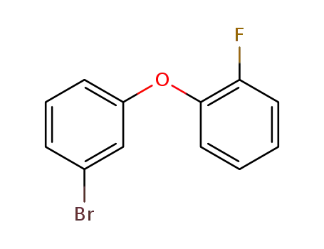 Molecular Structure of 188953-43-7 (Benzene, 1-(3-bromophenoxy)-2-fluoro-)