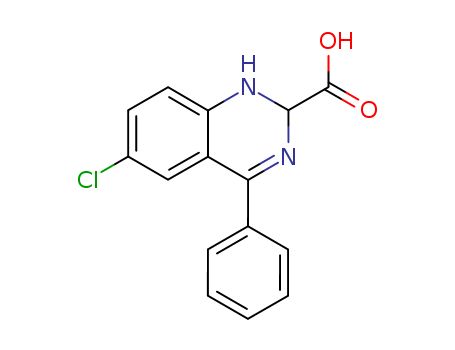 6-chloro-4-phenyl-1,2-dihydroquinazoline-2-carboxylic acid