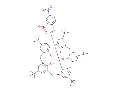 5,11,17,23,29-penta-tert-butyl-31-<(2,4-dinitrophenyl)azo>-32,33,34,35-tetrahydroxycalix<5>arene