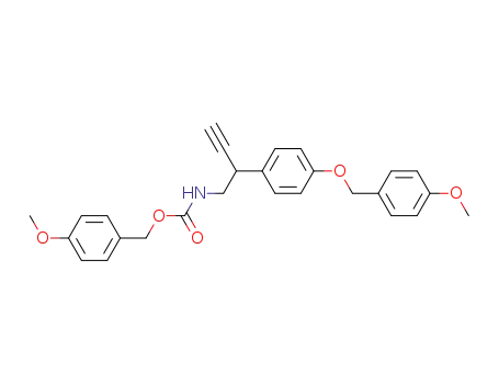 {2-[4-(4-Methoxy-benzyloxy)-phenyl]-but-3-ynyl}-carbamic acid 4-methoxy-benzyl ester