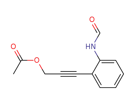 acetic acid 3-(2-formylamino-phenyl)-prop-2-ynyl ester