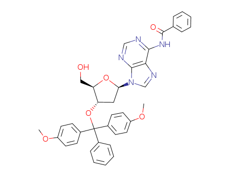 N-(9-((2R,4S,5R)-4-(Bis(4-methoxyphenyl)(phenyl)methoxy)-5-(hydroxymethyl)tetrahydrofuran-2-yl)-9H-purin-6-yl)benzamide