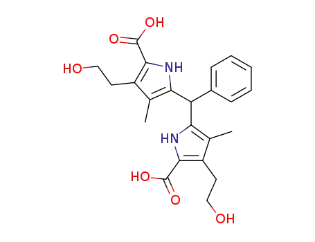 2,8-bis(2-hydroxyethyl)-3,7-dimethyl-5-phenyl-1,9-dicarboxydipyrrylmethane