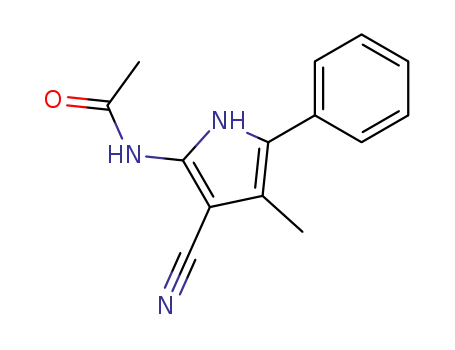 N-(3-Cyano-4-methyl-5-phenyl-1H-pyrrol-2-yl)acetamide