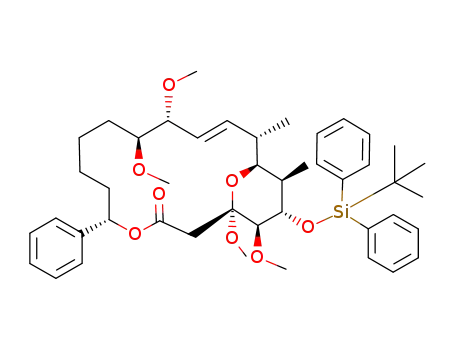 (E)-(1R,5S,10S,11R,14S,15S,16R,17S,18R)-17-(tert-Butyl-diphenyl-silanyloxy)-1,10,11,18-tetramethoxy-14,16-dimethyl-5-phenyl-4,19-dioxa-bicyclo[13.3.1]nonadec-12-en-3-one