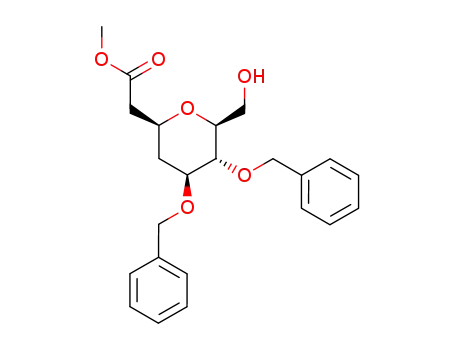 [2,3-di-O-benzyl-4,6-dideoxy-6-(methoxycarbonyl)-D-gluco-β-C-pyranosyl]methanol